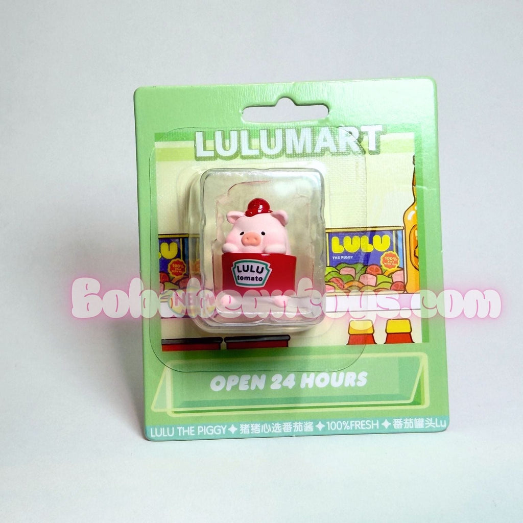 Lulumart toy figure packaging with a pig design on a white background