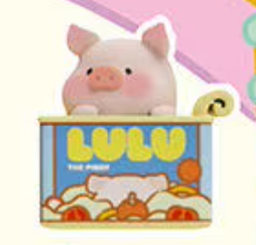 Lulu Pig Screen Leaning Scented Statue Series [Hippers]