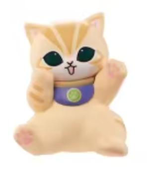 Original Mofusand Lucky Cat Mini Figure Beans by Funism