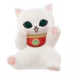 Original Mofusand Lucky Cat Mini Figure Beans by Funism