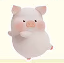 Lulu Pig Screen Leaning Scented Statue Series [Hippers]