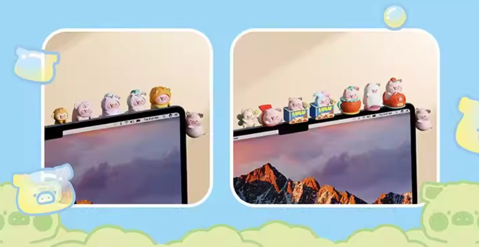 Lulu Pig Screen Leaning Scented Statue Series [Hippers]