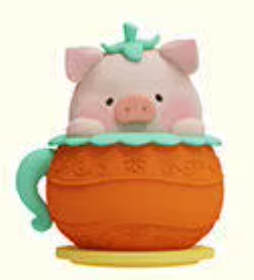 Lulu Pig Screen Leaning Scented Statue Series [Hippers]