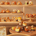 Tuntun Zai Capybara Bakery Series Beans
